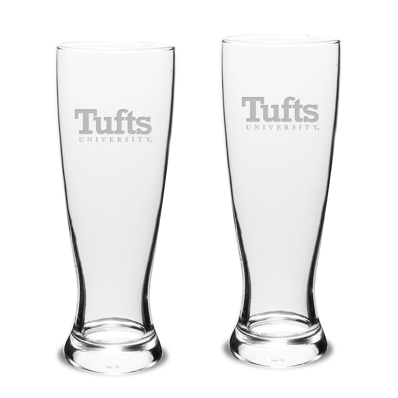 Tufts University Jumbos Team 23oz. 2-Piece Stylish University Pilsner Set