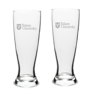 Tulane Green Wave Team 23oz. 2-Piece Stylish University Pilsner Set