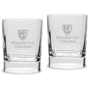 Manhattan Jaspers 11.75 oz. 2-Piece Square Double Old Fashion Glass Set