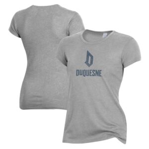 Women's Alternative Apparel Gray Duquesne Dukes Keepsake T-Shirt