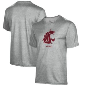 Men's Gray Washington State Cougars Music Name Drop T-Shirt