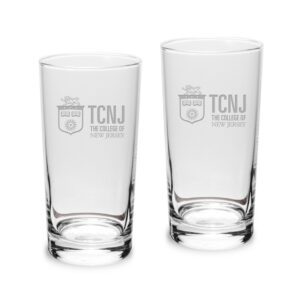 College of New Jersey Lions 10oz. 2-Piece Highball Glass Set