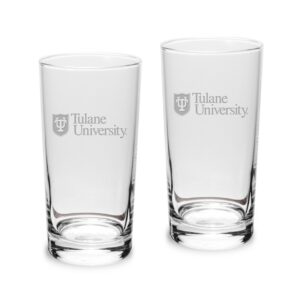 Tulane Green Wave Team 10oz. 2-Piece Highball Glass Set