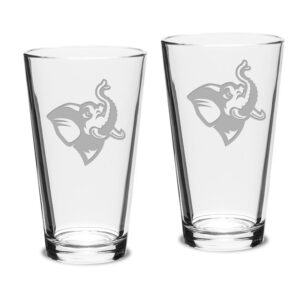 Tufts University Jumbos 16oz. 2-Piece Classic Pub Glass Set