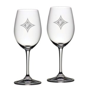 Furman Paladins 20oz. 2-Piece Riedel Red Wine Glass Set