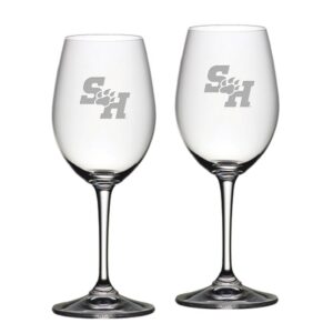 Sam Houston State Bearkats 20oz. 2-Piece Riedel Red Wine Glass Set