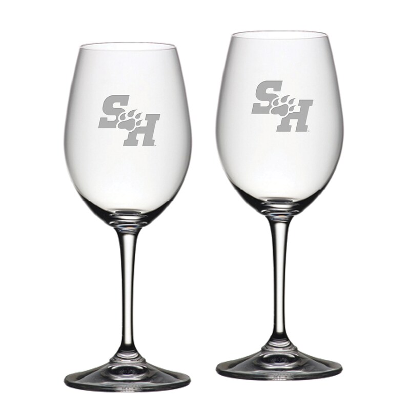 Sam Houston State Bearkats 20oz. 2-Piece Riedel Red Wine Glass Set