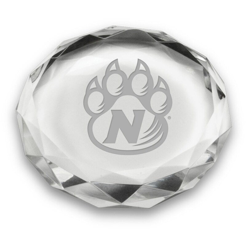 Northwest Missouri State Bearcats 3'' Optic Crystal Faceted Paperweight