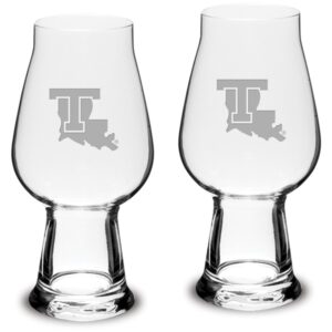 Louisiana Tech Bulldogs 18.25oz. 2-Piece Luigi Bormioli IPA Glass Set