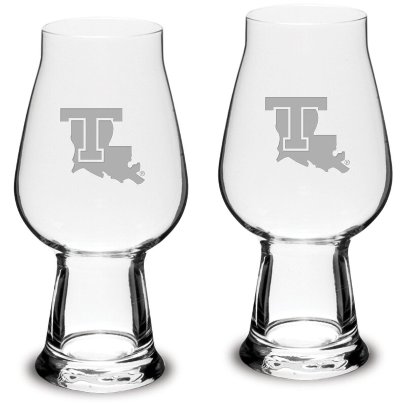 Louisiana Tech Bulldogs 18.25oz. 2-Piece Luigi Bormioli IPA Glass Set