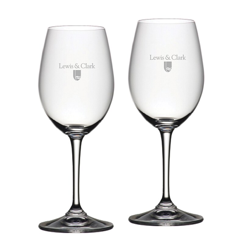 Lewis & Clark College Pioneers 20oz. 2-Piece Riedel Red Wine Glass Set
