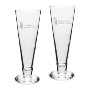 University of Maryland Baltimore 16oz. 2-Piece Classic Beer Pilsner Set