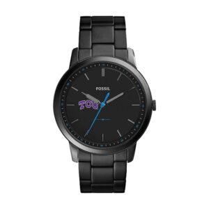 Fossil TCU Horned Frogs The Minimalist Slim Stainless Steel Watch