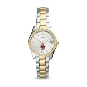 Women's Fossil Boston College Eagles Scarlette Mini Two-Tone Stainless Steel Watch