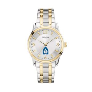 Bulova Silver/Gold Andrews University Cardinals Classic Two-Tone Round Watch