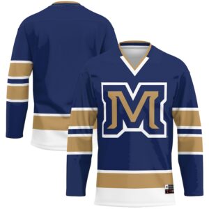 Men's GameDay Greats Blue Montana State Bobcats Hockey Jersey