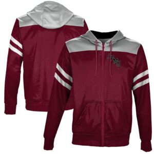 Men's Maroon Alabama A&M Bulldogs Full-Zip Hoodie