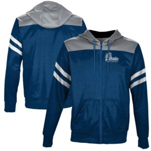 Men's Blue Drake Bulldogs Full-Zip Hoodie