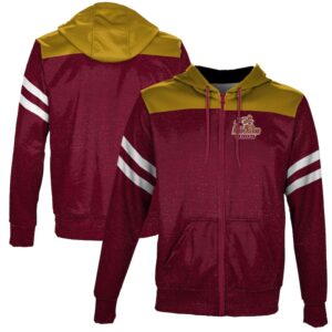 Men's Burgundy Rhode Island Anchormen Full-Zip Hoodie