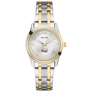 Women's Bulova Silver Ohio Northern Polar Bears Classic Two-Tone Round Watch
