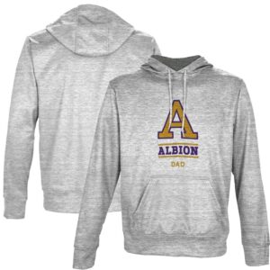 Men's ProSphere Gray Albion Britons Dad Name Drop Pullover Hoodie