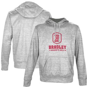 Men's ProSphere Gray Bradley Braves Women's Golf Name Drop Pullover Hoodie