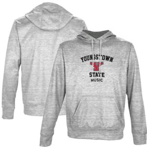 Men's ProSphere Gray Youngstown State Penguins Music Name Drop Pullover Hoodie