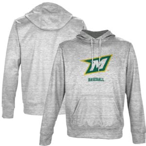 Men's ProSphere Gray McDaniel Green Terror Baseball Name Drop Pullover Hoodie