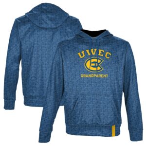 Men's ProSphere Navy Wisconsin Eau Claire Blugolds Grandparent Name Drop Pullover Hoodie