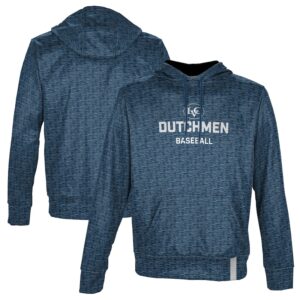 Men's ProSphere Navy Lebanon Valley College Baseball Name Drop Pullover Hoodie