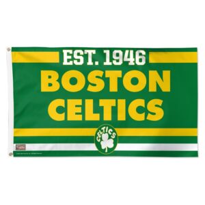 WinCraft Boston Celtics 3' x 5' Single-Sided Franchise Establishment Deluxe Flag