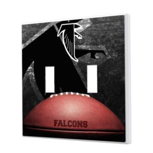 Atlanta Falcons Legendary Design Double Toggle Lightswitch Plate