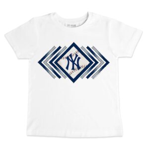 Youth Tiny Turnip White New York Yankees Prism Arrows T-Shirt