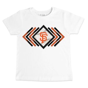 Youth Tiny Turnip White San Francisco Giants Prism Arrows T-Shirt