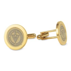 Gold Providence Friars Cufflinks