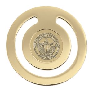 Gold UAH Chargers Bookmark