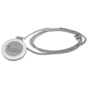 Women's University of Maryland Baltimore Silver Pendant Necklace
