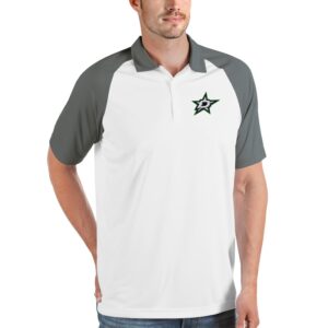 Men's Antigua White Dallas Stars Nova Polo