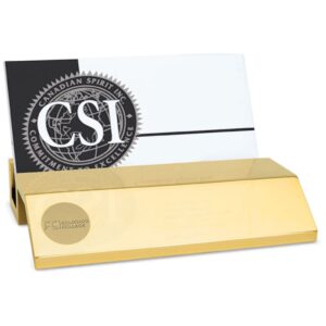 Colorado College Tigers Gold Business Card Holder