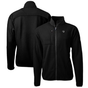Men's Cutter & Buck Black Seton Hall Pirates Big & Tall Cascade Eco Sherpa Fleece Full-Zip Jacket