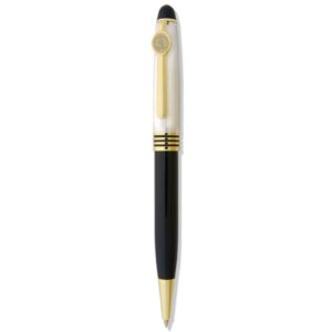 Black/Pearl Emerson College Lions Ball Point Pen