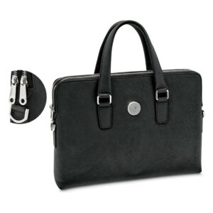 Women's Black Roger Williams University Leather Briefcase