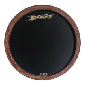 Anaheim Ducks 20.25'' Round Chalkboard Faux Barrel Top Sign