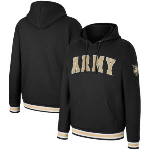 Men's Colosseum Black Army Black Knights Varsity Arch Pullover Hoodie