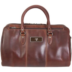 Brown Fordham Rams Logo Plate Niagara Canyon Duffel Bag