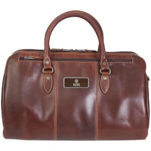 Brown Worcester Polytechnic Institute Engineers Logo Plate Niagara Canyon Duffel Bag