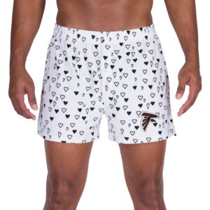 Men's Concepts Sport White Atlanta Falcons Epiphany Allover Print Boxer Shorts