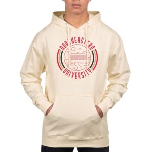 Men's Uscape Apparel Cream Northeastern Huskies Standard Pullover Hoodie
