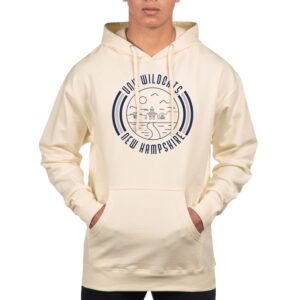 Men's Uscape Apparel Cream New Hampshire Wildcats Standard Pullover Hoodie