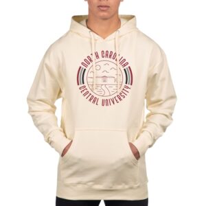 Men's Uscape Apparel Cream North Carolina Central Eagles Standard Pullover Hoodie